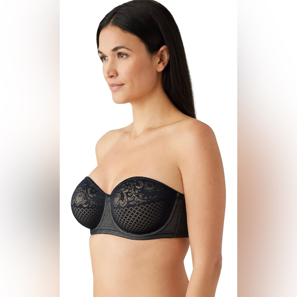 NWOT Wacoal Visual Effects Minimizer Strapless Bra 854310 34C - Picture 2 of 6